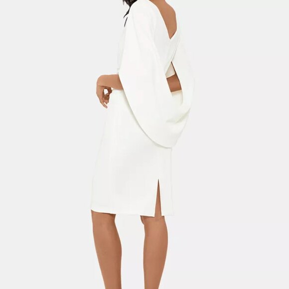 Betsy & Adam Caped Sheath Dress - Picture 2 of 4